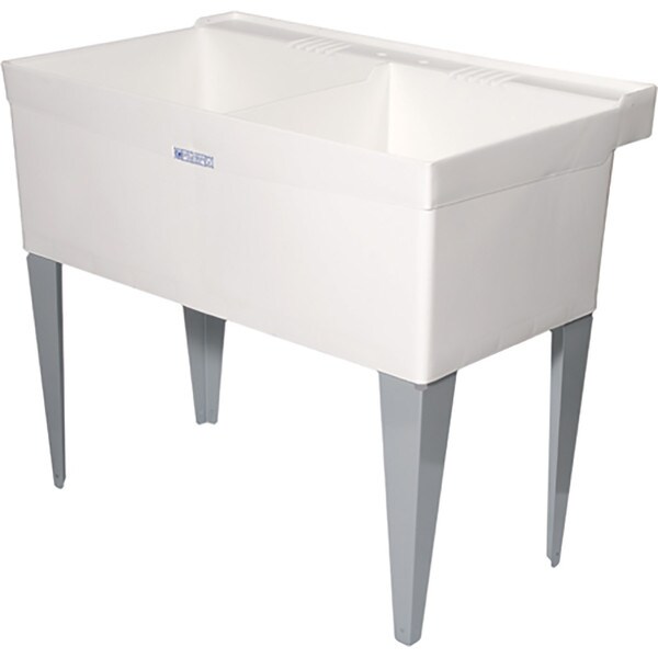 E.L. Mustee Floor Mount Laundry Tub