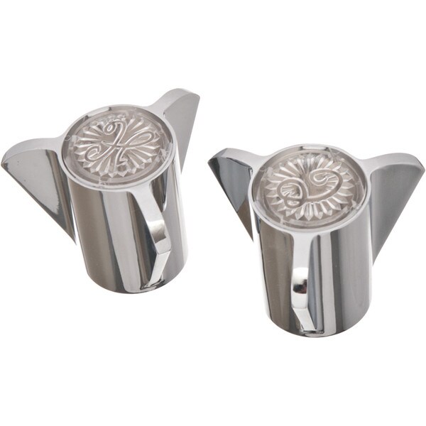 Sayco Chrome Tub & Shower Faucet Handle Pair