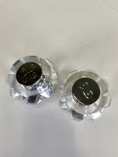 Crane Lucite Lavatory Faucet Handle Pair
