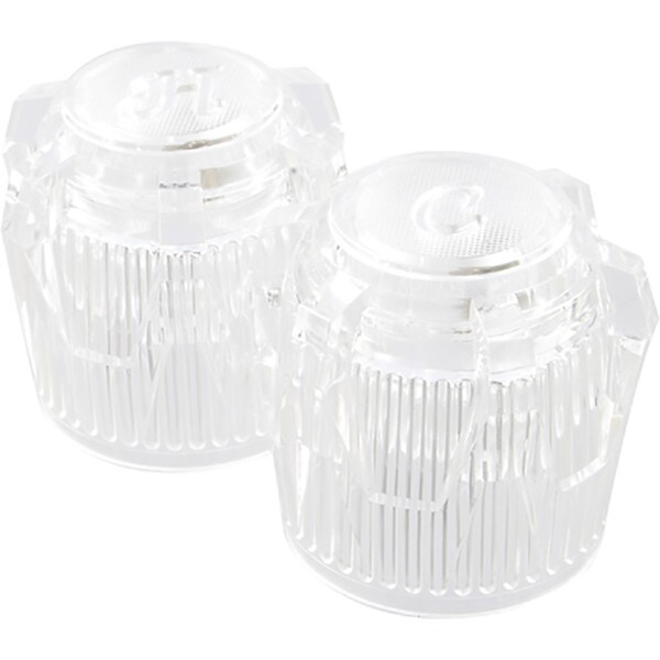 Streamway Lucite Acrylic Faucet Handle Pair