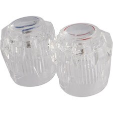 Moen Acrylic Faucet Handle Pair