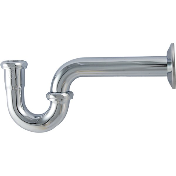 Chrome Plated Brass P-Trap, 1-1/2" 22GA