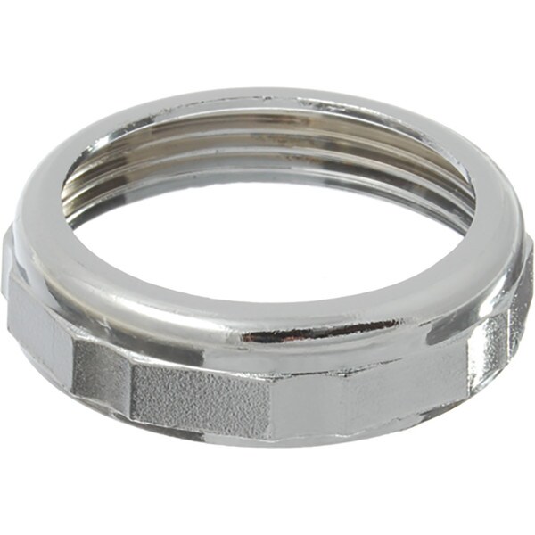 Universal Drain Chrome Die-Cast Slip Joint Nut 1-1/2" X 1-3/8"