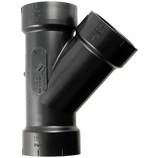 ABS 45° Wye - 2" x 1-1/2" x 1-1/2"