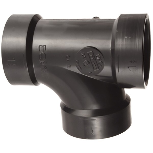 ABS Sanitary Tee - 4" x 4" x 3"