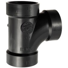 ABS Sanitary Tee - 4" x 4" x 2"