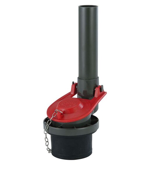 Korky Top Mount Toilet Flush Valve & 2" Toilet Flapper - Fits Many One Piece Toilets