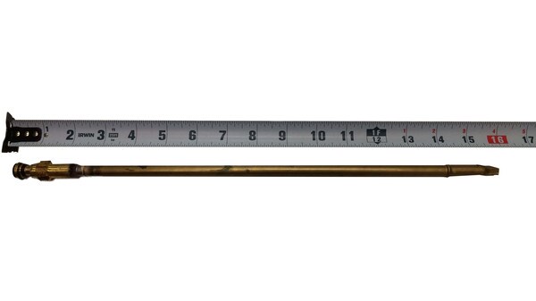 B&K 12" Stem Assembly W/Check - 15-7/8" OAL