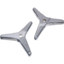 American Standard Chrome Plated Metal Tub & Shower Faucet Handle Pair