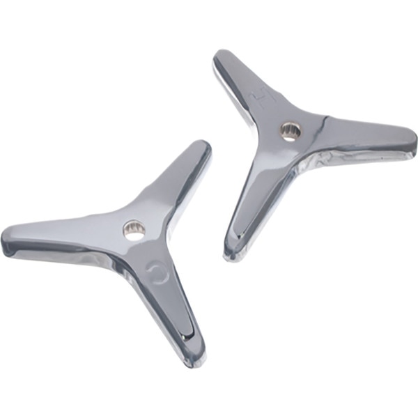 American Standard Chrome Plated Metal Tub & Shower Faucet Handle Pair