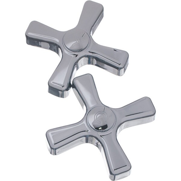 American Standard Chrome Plated Metal Tub & Shower Faucet Handle Pair