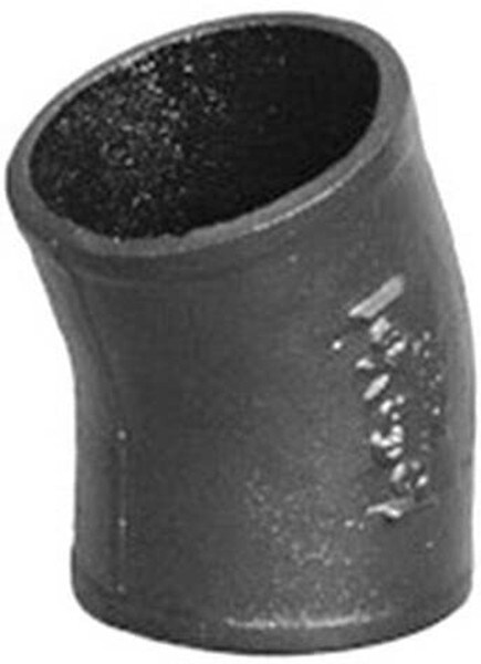 22.5° Cast Iron Elbow - 3"