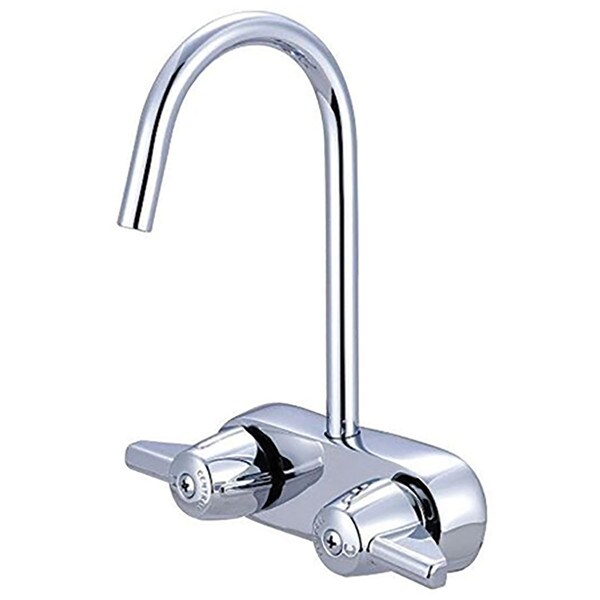 Central Brass Gooseneck Leg Tub Fitting