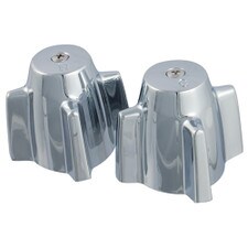 Central Brass Chrome Tub & Shower Faucet Handles