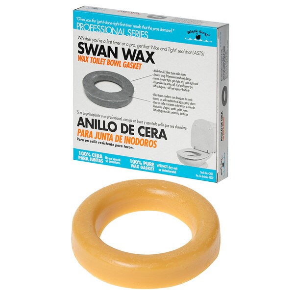 Black Swan Toilet Wax Ring - Fits 3" Or 4" Waste Lines