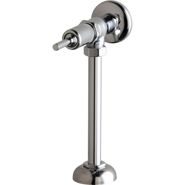 Chicago Angled Urinal Valve with Oscillating Handle