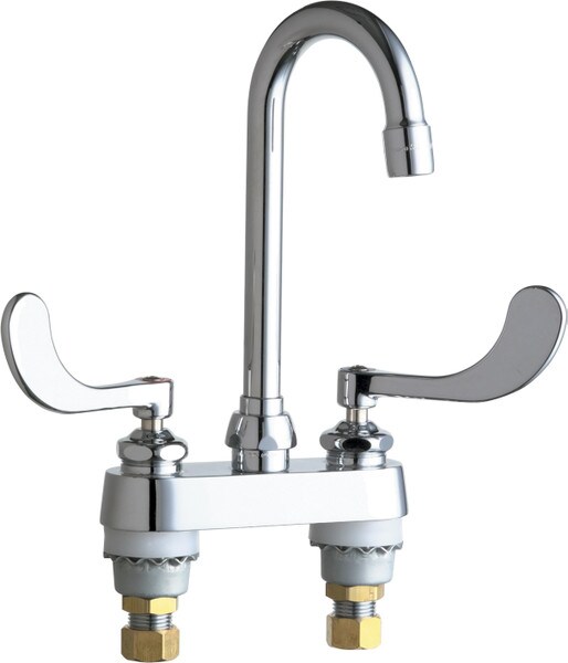 Chicago Faucet Two Handle Lavatory Faucet - Chrome