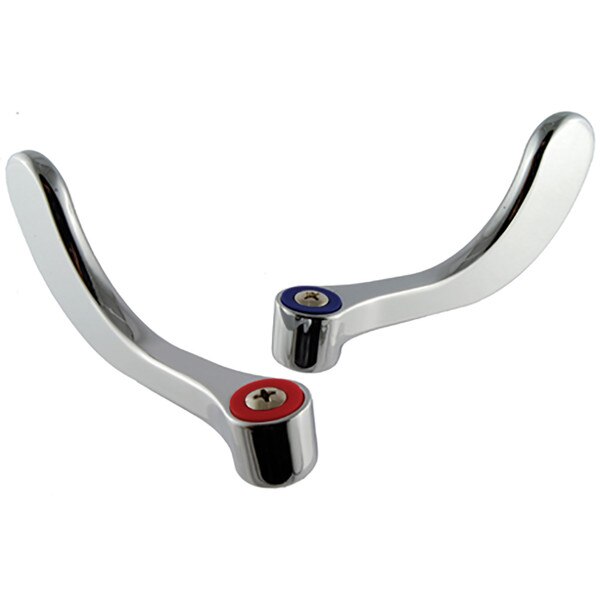 Chicago Faucet Chrome Faucet Handle Pair