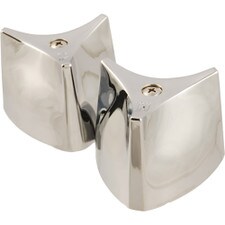 Crane Chrome Tub & Shower Faucet Handle Pair