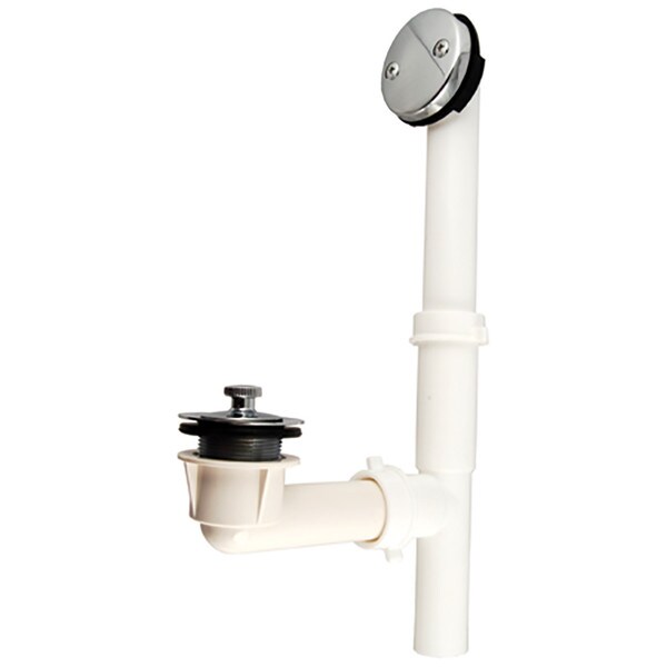 PVC Bath Waste & Overflow - Chrome