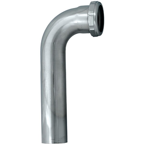 Universal Drain Chrome Plated Brass Waste Arm 1-1/2"X15" 22GA.