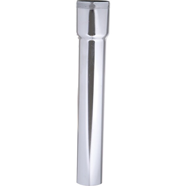 Universal Drain Chrome Plated Brass Tailpiece - 1-1/2" X 1-1/4" X 8", 20 GA.