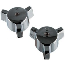 Eljer Chrome Tub & Shower Faucet Handle Pair