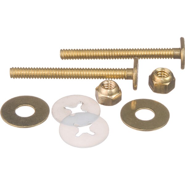 Fluidmaster Toilet Flange Bolt Pair - 1/4" X 2-1/4"