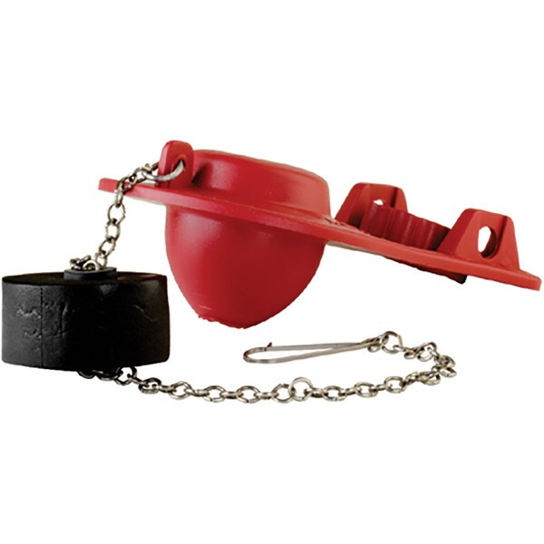 Fluidmaster 2" Red Rubber Toilet Flapper, 1.6GPF