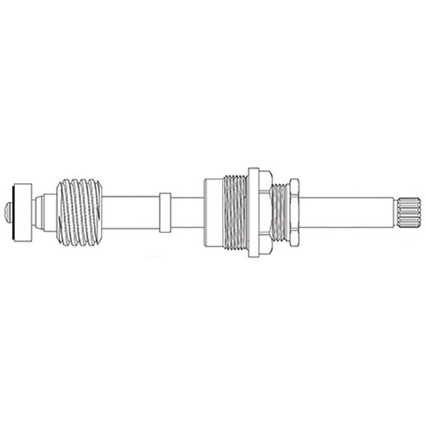 Wolverine Brass Brass Stem - 6"