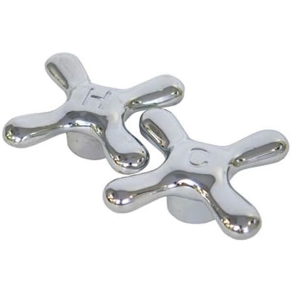 Universal Faucet Parts Chrome Faucet Handle Pair