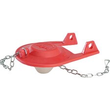 Lavelle Ind. Inc. Red Chlorazone Rubber Toilet Flapper