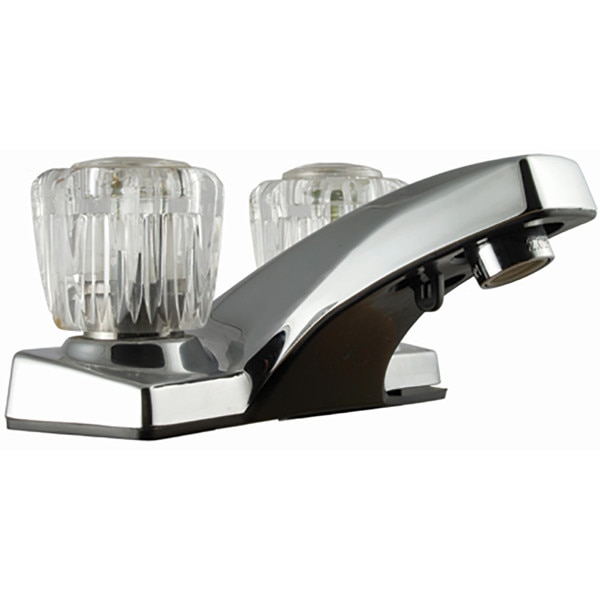 Binford Two Handle Lavatory Faucet with Pop-Up - 4" Center, Chrome