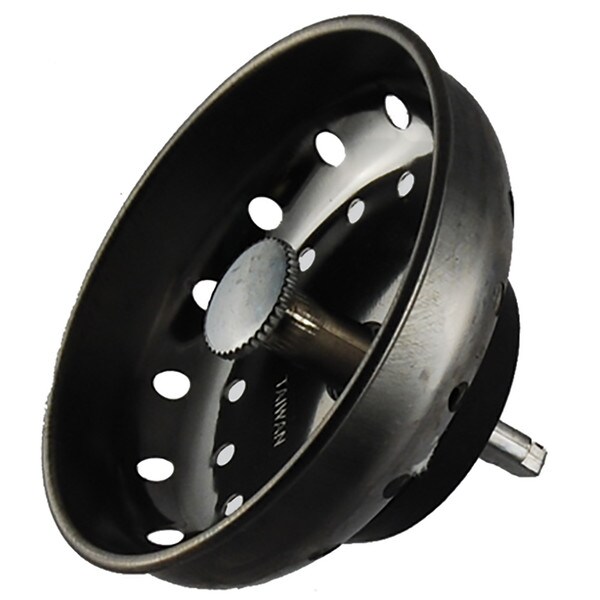 Kitchen Sink Strainer Basket - 3" Dia., Stainless Steel