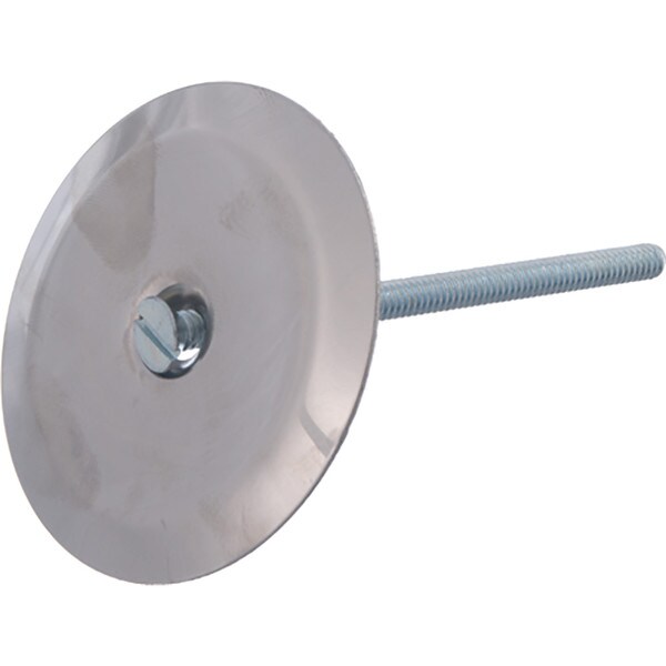 Pasco 5" Cleanout Cover Plate with Bolt - Stainless Steel