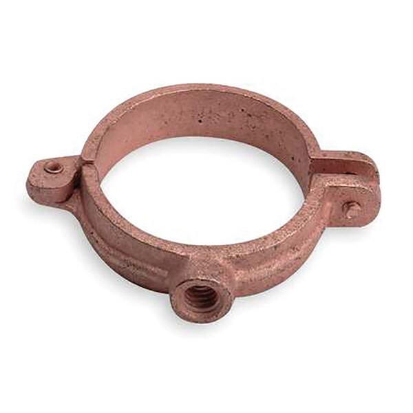 Warwick Hanger Company Copper Hinged Pipe Clamp - 1/2"
