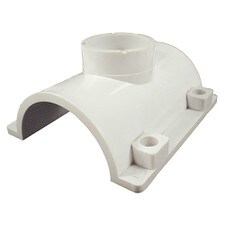 PVC Saddle Tee, 3" x 2"