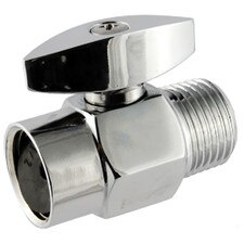 Flow Control Valve - 1/2" MIP X 1/2" FIP, Chrome