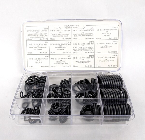 200 Piece O-Ring Assortment