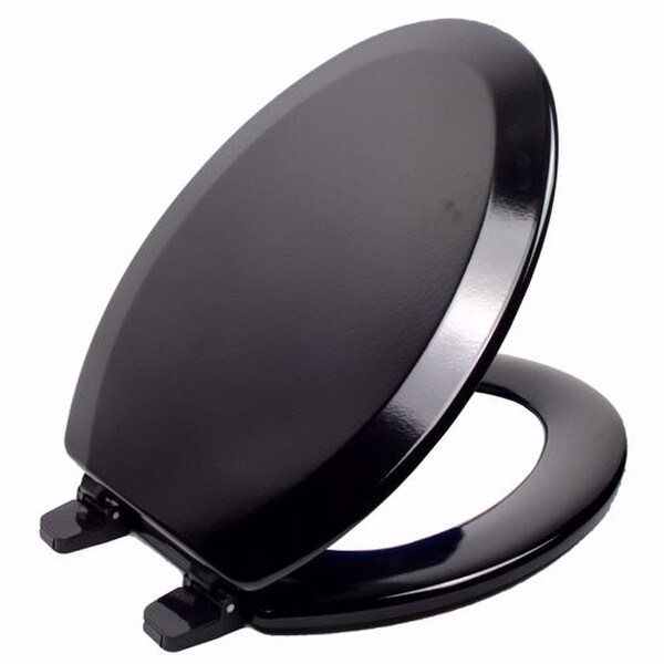 Comfort Seats Elongated Toilet Seat - Black