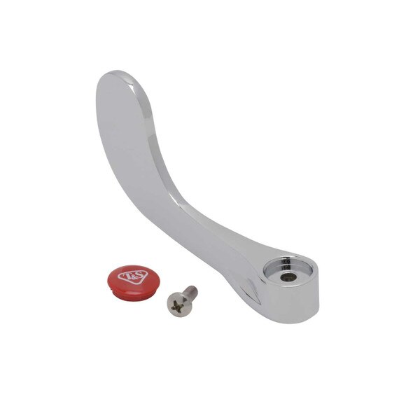 T&S 4" Wrist-Action Handle with Hot Index and Screw