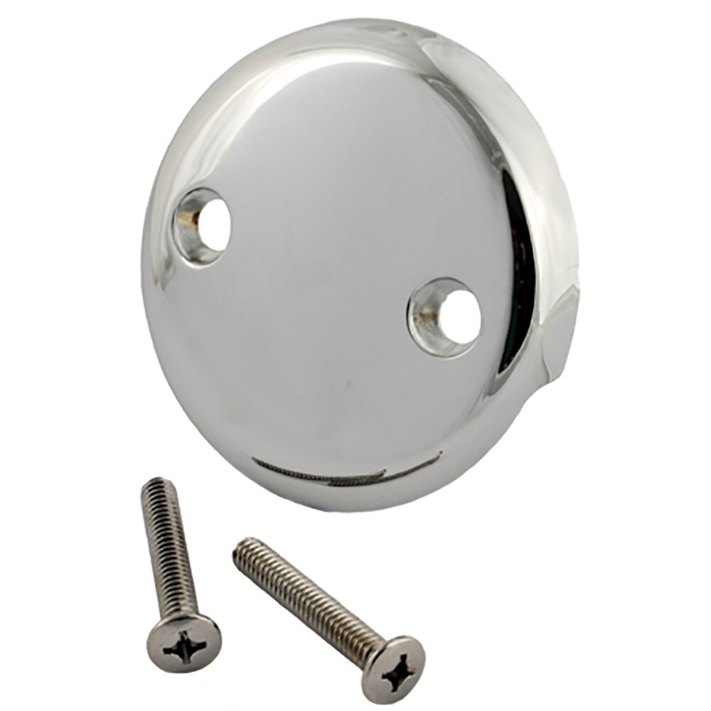 Tub Drain Overflow Face Plate Chrome