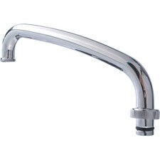 Union Brass Spout For Laundry Tub - 8"