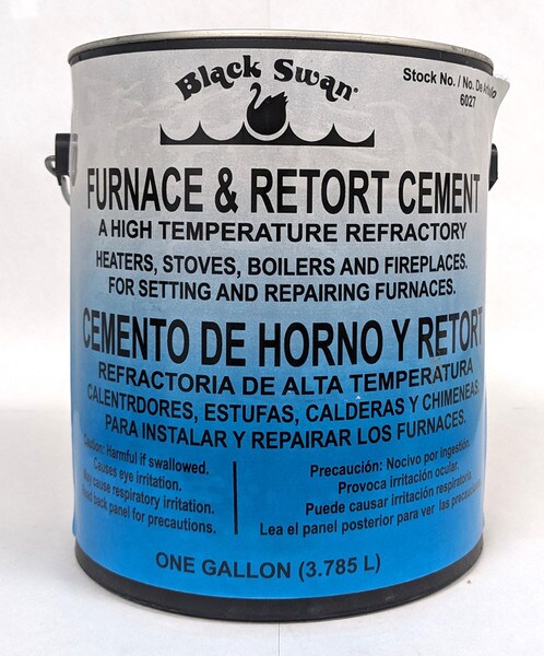 Black Swan Furnace & Retort Cement - 1Gal
