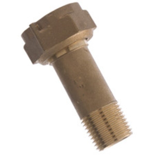 Water Meter Nipple - 1/2" with Nut