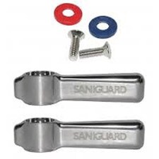 CHG Chrome Faucet Handle Pair