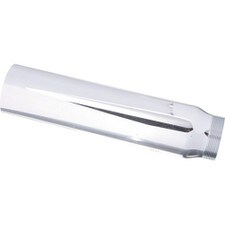 Chrome Plated Brass Tailpiece - 1-1/4" Fine Thread X 1-1/2" Drain