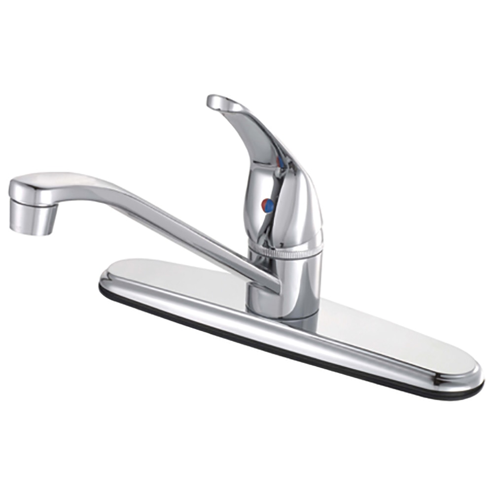 Binford Single Handle Kitchen Faucet Less Spray, Chrome, 1.5 GPM