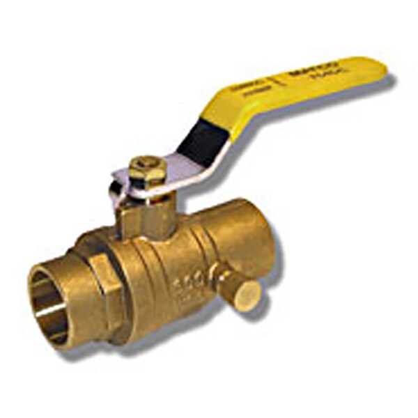 Matco-Norca Straight Ball Valve - 3/4" Sweat