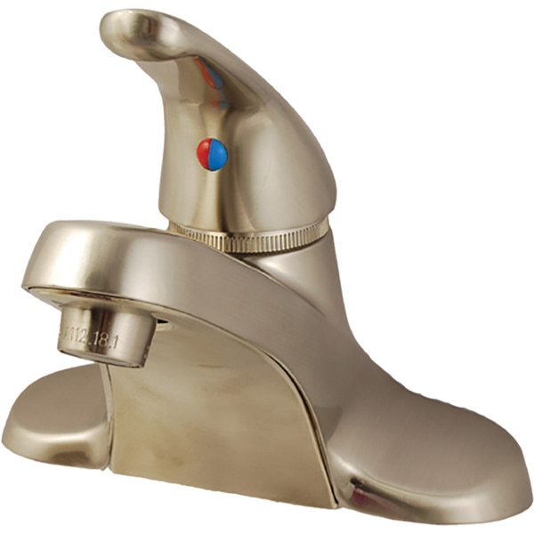 Binford Single Handle Lavatory Faucet with Brass Pop-Up - Brushed Nickel